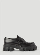 Monolith Leather Loafers in Black
