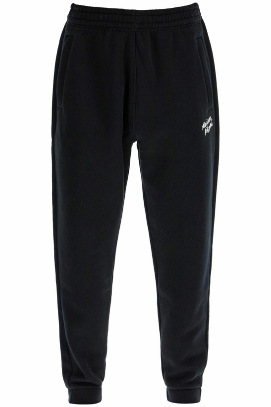 Photo: MAISON KITSUNE comfort joggers with embroidery Grey