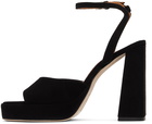 Staud Black Solange Heeled Sandals