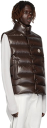 Moncler Brown Tibb Down Vest