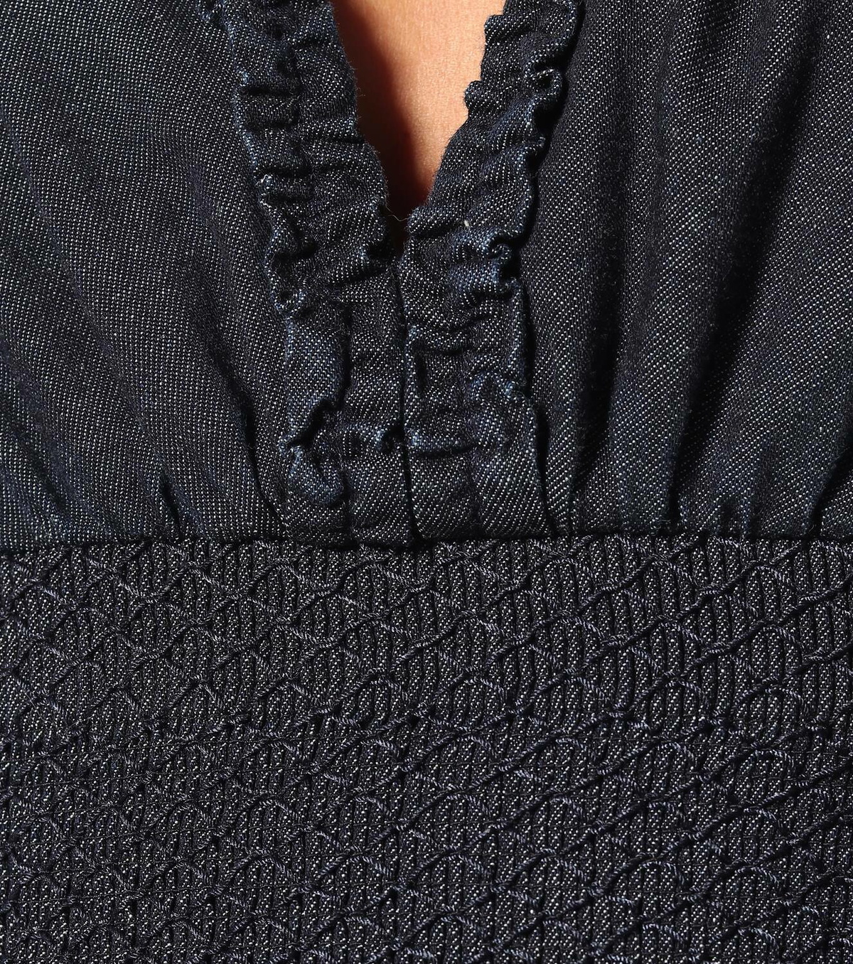 Fendi Cotton-chambray midi dress