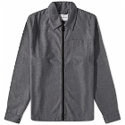 MKI Men's Heavyweight Suit Zip Over Shirt in Grey