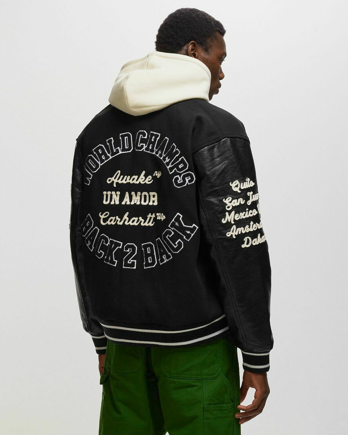 Awake NY Teddy Jacket - Awake NY Black - fishkabob.com