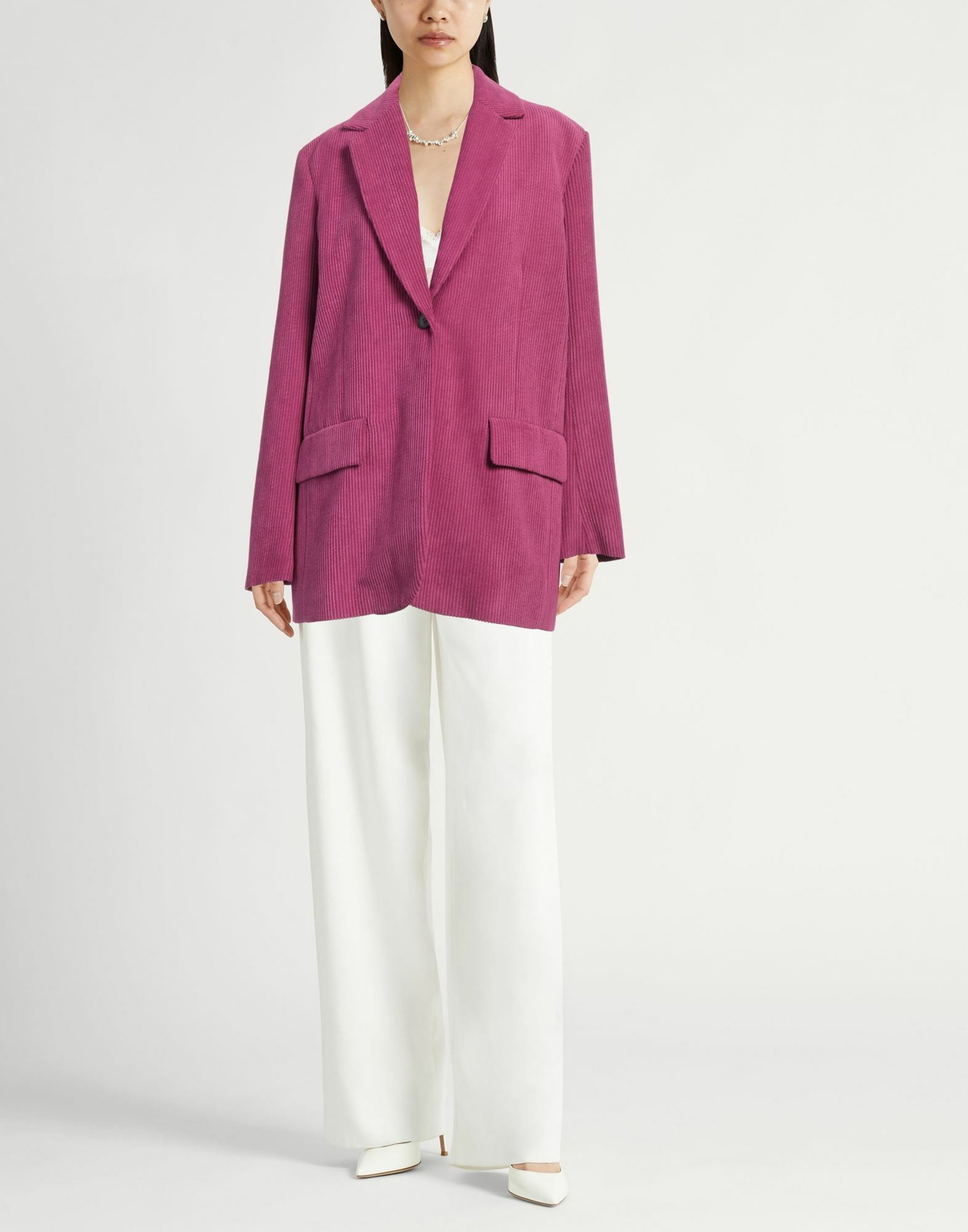 Roberto Collina Womens Blazer Mauve