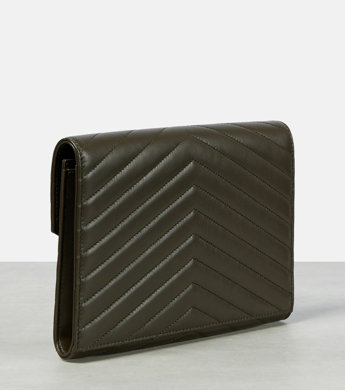 Matelassé leather online pouch