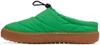 APRÈS Research SSENSE Exclusive Green Alpha Slippers