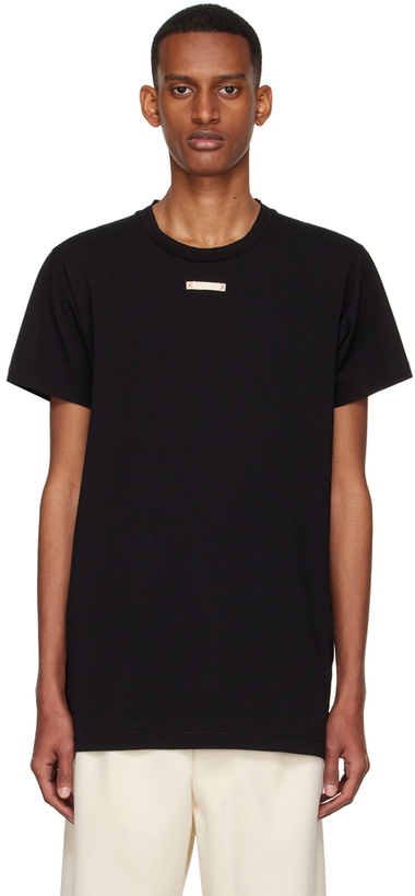 Photo: Maison Margiela Black Cotton T-Shirt