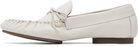 A.P.C. White 'Les Mocassins Souples' Loafers
