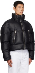 Recto Black Shining Down Jacket