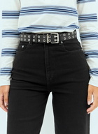 GANNI Double Eyelet Belt