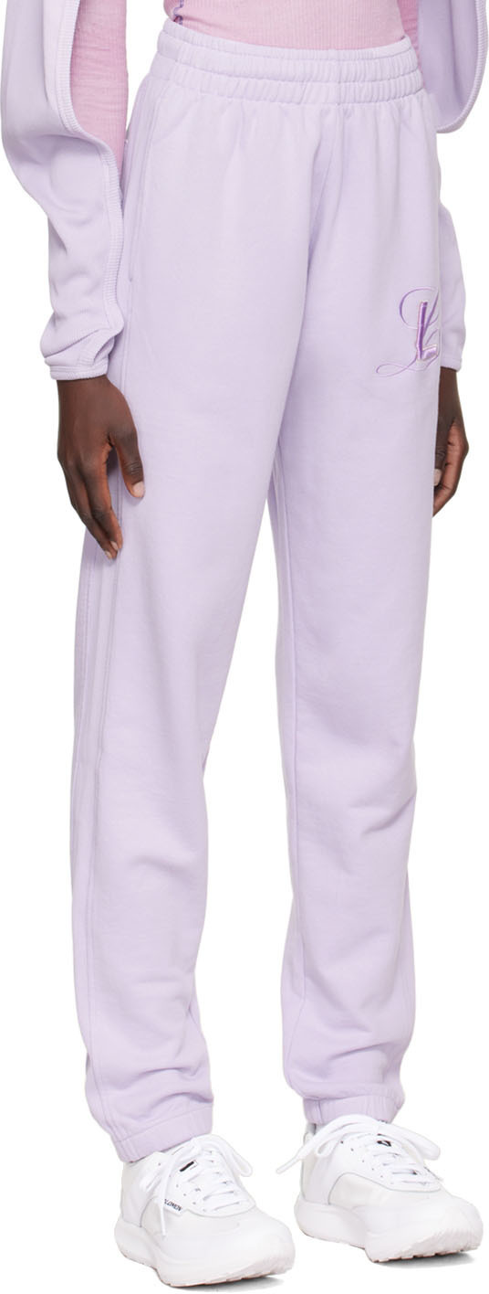 Luar Purple Logo Lounge Pants