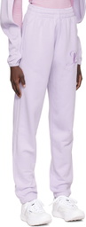 Luar Purple Logo Lounge Pants