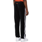 Heron Preston Black Velour Tape Lounge Pants