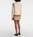 Ami Paris Ami De Cœur ribbed-knit virgin wool vest