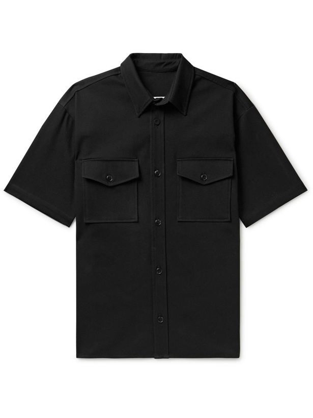 Photo: Nanushka - Kith Organic Stretch-Cotton Twill Shirt - Black