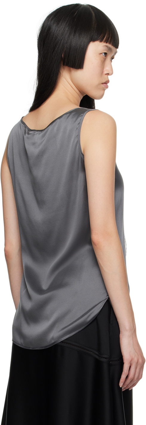 Max Mara Leisure Gray Pan Tank Top