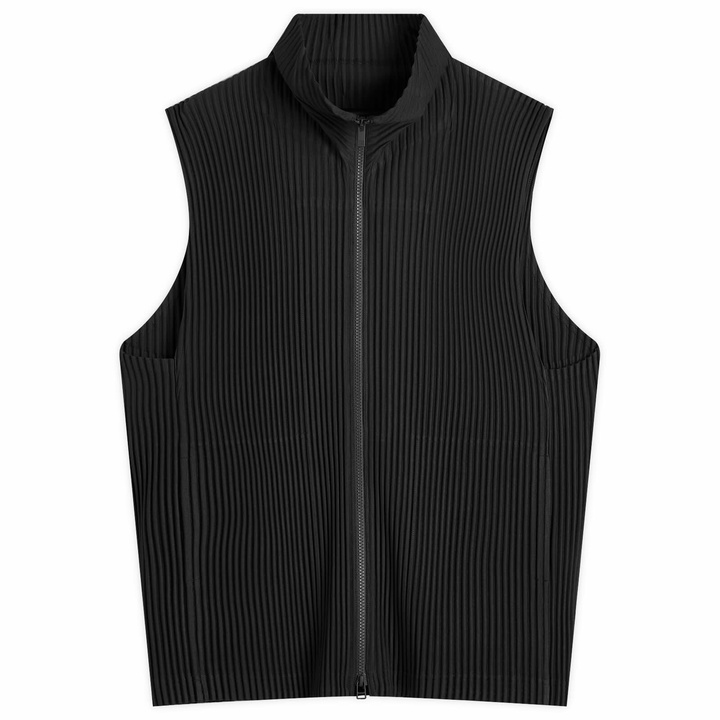 Photo: Homme Plissé Issey Miyake Men's Pleated Gilet in Black