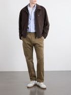 Barena - Straight-Leg Cotton-Blend Gabardine Trousers - Green