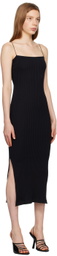 Helmut Lang Black Tank Maxi Dress
