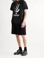 UNDERCOVER MADSTORE - Densuke28 Printed Cotton-Jersey T-Shirt - Black