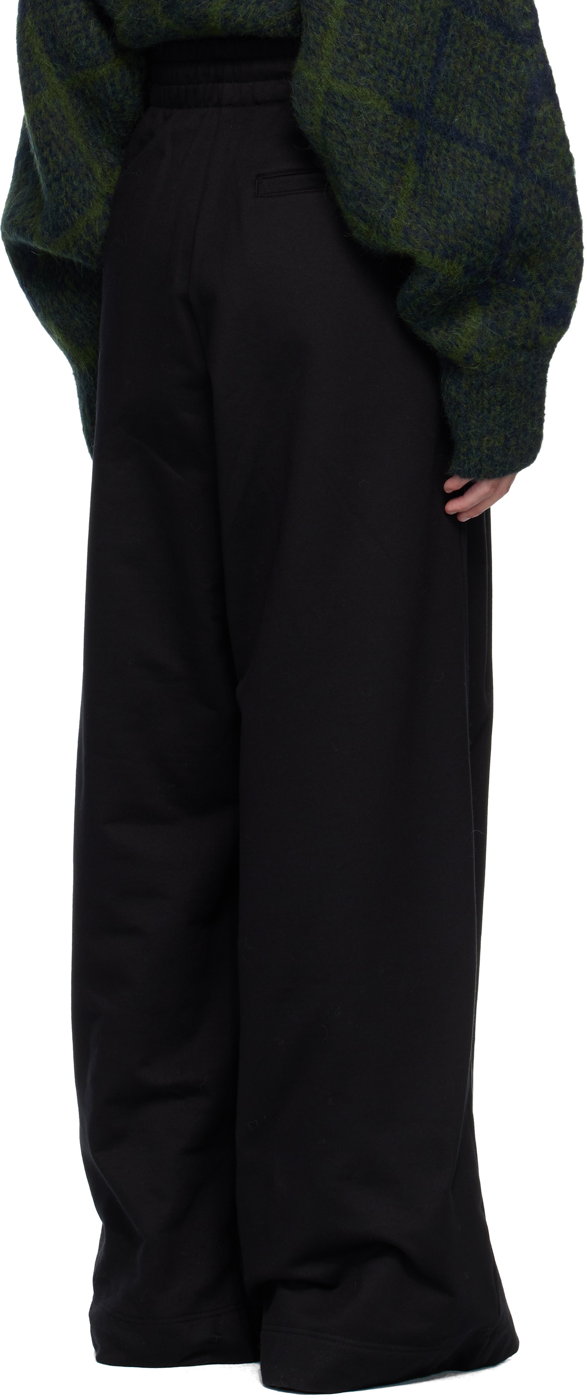 Dries Van Noten Black Loose Sweatpants