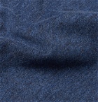 Schiesser - Hugo Slim-Fit Mélange Cotton-Jersey Sweatshirt - Blue