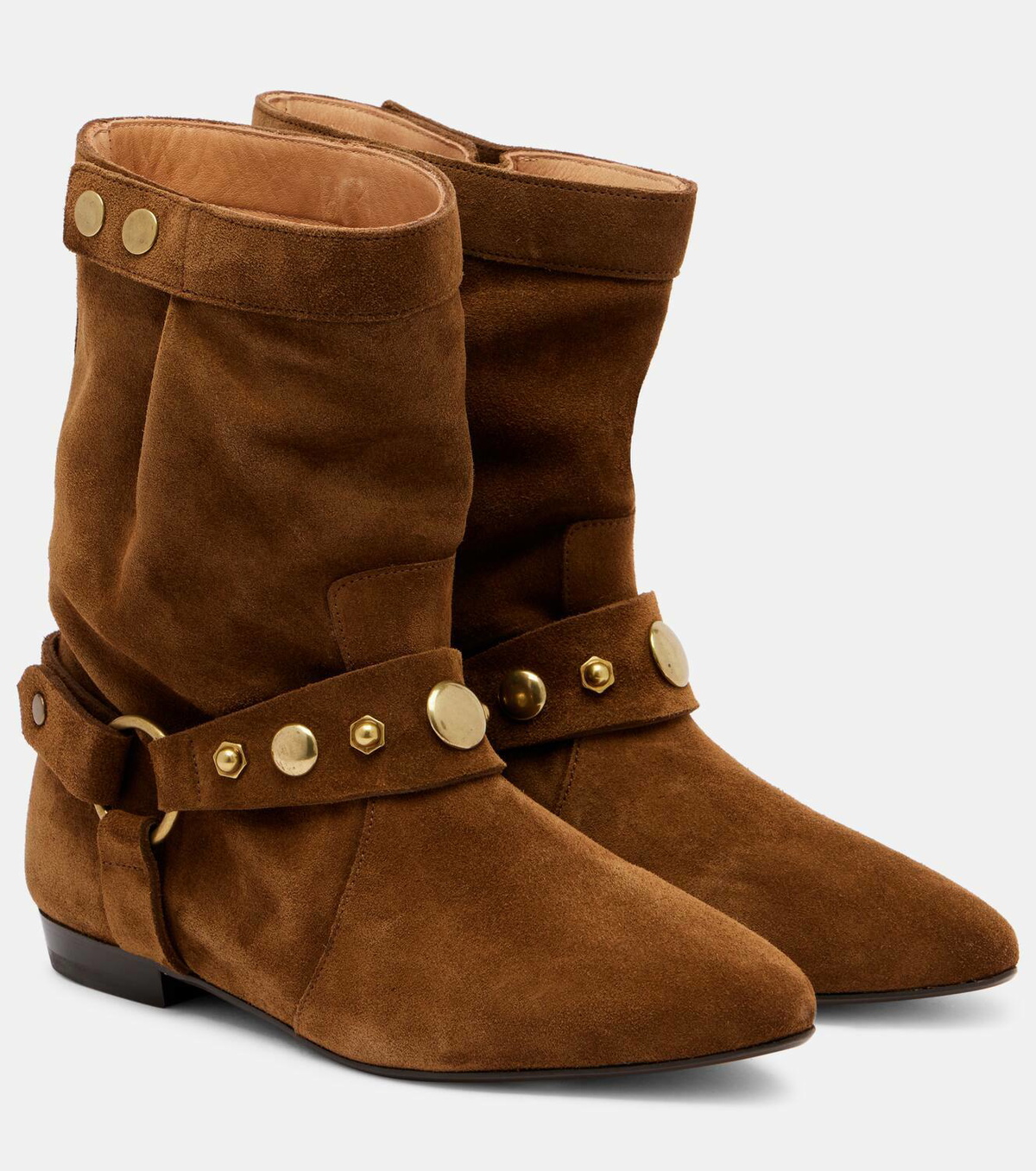 ショートブーツ・ブーティ Isabel Marant Stania Ankle Boots In Suede Stania suede ankle boots in black - Isabel Marant | Mytheresa