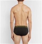 Calvin Klein Underwear - Three-Pack Stretch-Cotton Briefs - Men - Black