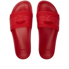 Versace Men's Medusa Pool Slide in Red