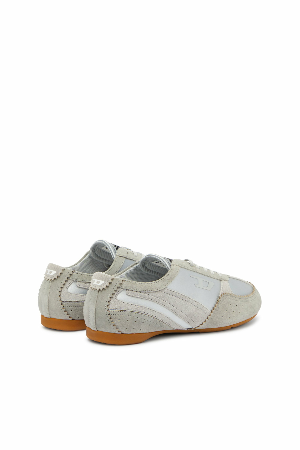 Diesel D-Mile- Sneakers with suede overlays - Sneakers Womens in Blue