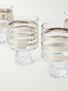 Tom Dixon - Tank Set of Four Painted Lowball Glasses