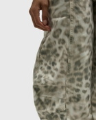 ROTATE Birger Christensen Printed Denim Cargo Pants Grey Womens Casual Pant