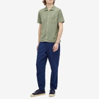 Oliver Spencer Men's Ashby Short Sleeve Terry Shirt in Green