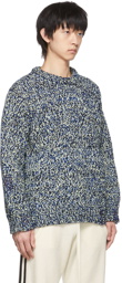 Maison Margiela Blue Wool Sweater