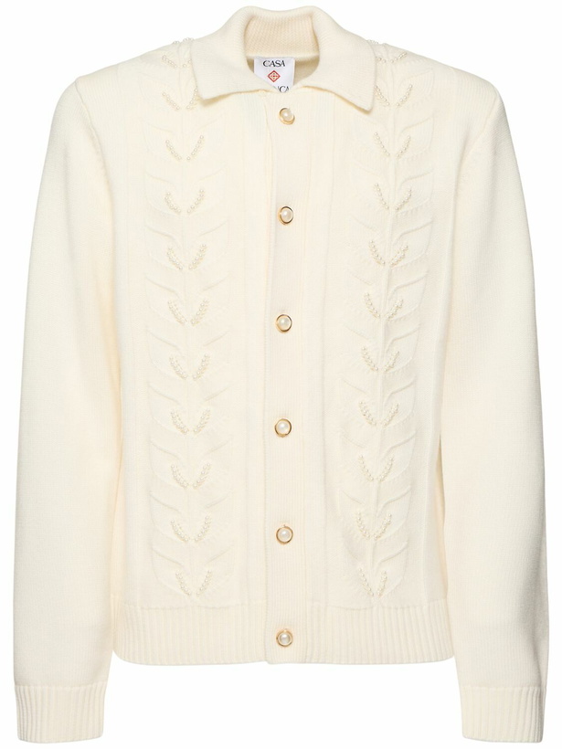 Photo: CASABLANCA Laurel Wool Cardigan