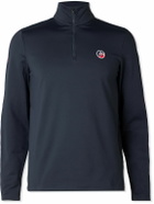 Fusalp - Mario III Logo-Appliquéd Stretch-Jersey Base Layer - Blue