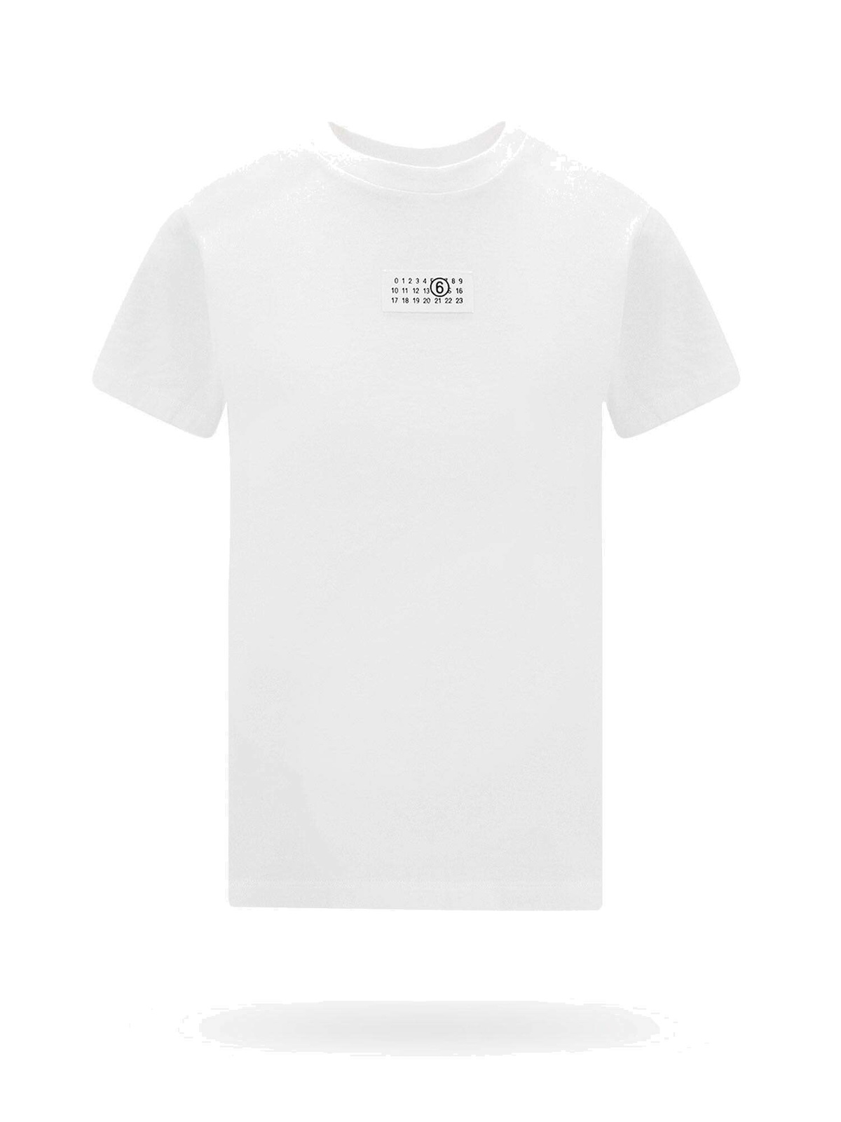 国内発送☆MM6 Maison Margiela☆T-SHIRT/WHITE MM6 Maison Margiela cotton t-shirt PRM EU