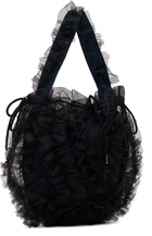 Molly Goddard Black & Navy Toki Bag