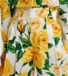 Dolce&Gabbana Floral cotton Bermuda shorts