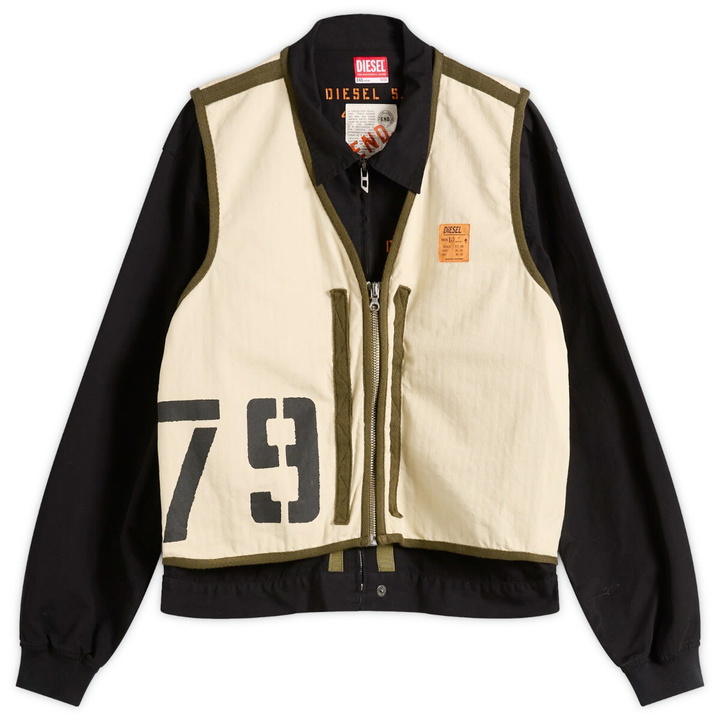 Photo: END. x Diesel Interchangeable Jacket in Olive Green