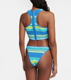 Ganni - Cotton crochet bikini bottoms
