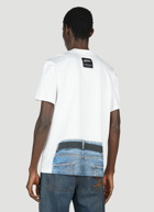 Y/Project x Jean Paul Gaultier  - Trompe L'Oeil Belt T-Shirt in White