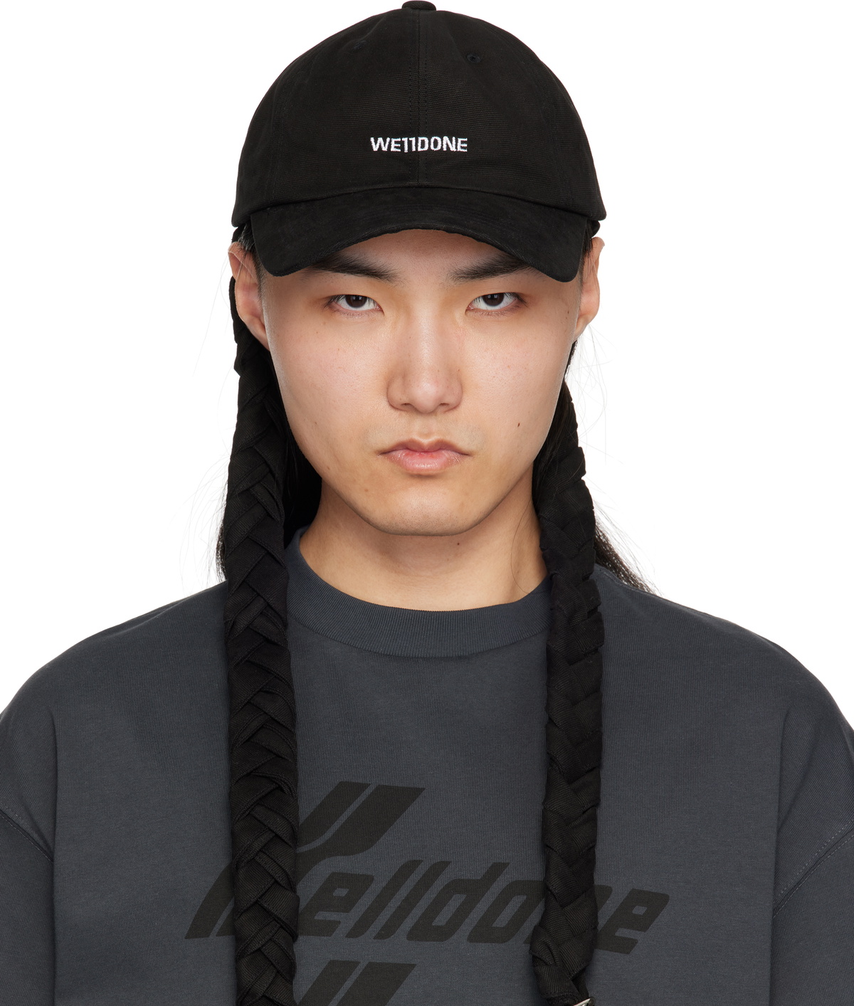 We11Done ♥ Bandana scarf cap /追跡付 Black & White Bandana Scarf Cap by We11done on Sale