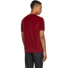 Givenchy Red Velvet 4G Slim Fit T-Shirt