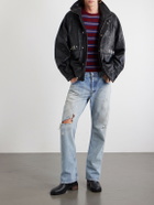 Enfants Riches Déprimés - Eddie Striped Cashmere Shirt - Burgundy