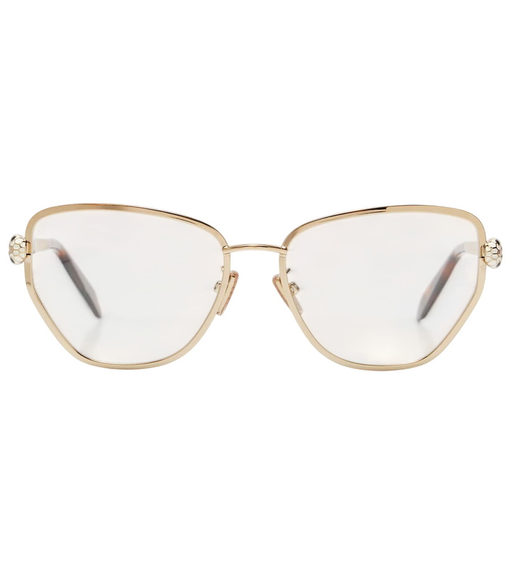 Photo: Bvlgari Serpenti Forever cat-eye glasses