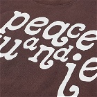 Museum of Peace and Quiet Etched Crew Sweat in Brown