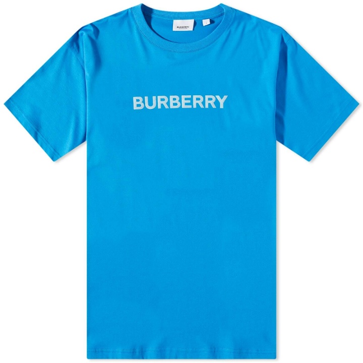 Photo: Burberry Men's Harriston Logo T-Shirt in Vivid Blue