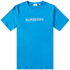 Burberry Men's Harriston Logo T-Shirt in Vivid Blue