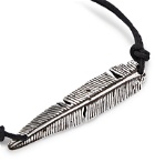 Isabel Marant - Feather Cord and Silver-Tone Bracelet - Silver
